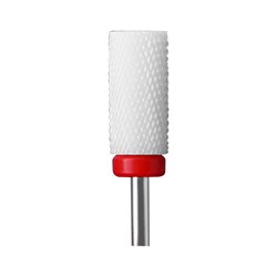 Фреза керамическая цилиндр красная (мелкая насечка)  - фото 20213