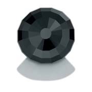 Черный кубик циркония круглый парашют - Signity  6,0  - фото 20432