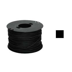 Шнурок каучук квадрат черный 4х4мм - фото 20739
