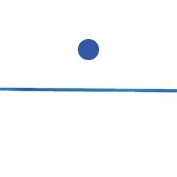 Шнурок силиконовый Ф2мм синий матовый - фото 20776