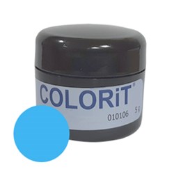 Эмаль COLORIT неоновый голубой NightFever Blue (Neon Blue), 5 гр.