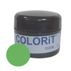 Эмаль COLORIT неоновый зеленый NightFever Green, 5 гр.