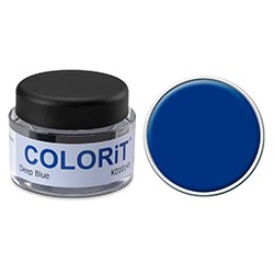 Эмаль COLORIT непрозрачный глубокий голубой Deep Blue, 18 гр.
