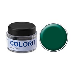 Эмаль COLORIT непрозрачный глубокий зеленый Deep Green, 18 гр.