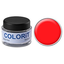 Эмаль COLORIT непрозрачный глубокий красный Deep Red, 18 гр. - фото 21452