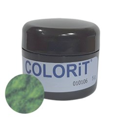 Эмаль COLORIT темно-зеленая хамелеон EyeFect Jade, 5 гр. - фото 21562