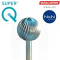 Бор шаровой   А  4,5  SUPER Q/MAILLEFER  (мелкая насечка)  (А  4,5 ) - фото 13590