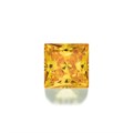Зол.-желтый кубик циркония квадрат - Signity 2,5х2,5  - фото 15085