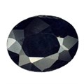 Черный кубик циркония овал  - 5х3 - фото 20443