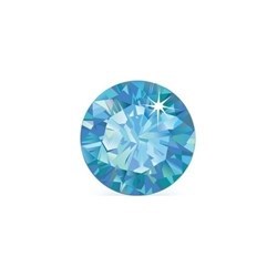 Голубой фианит "Арктик" (TCF) круглый - SWAROVSKI GEMS 2,25 - фото 11117