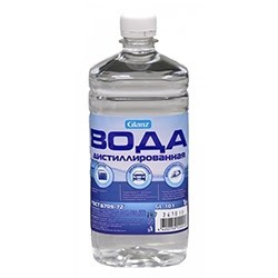 Вода дистиллированная, 1л - фото 12059