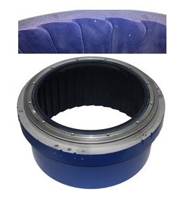 Барабан к галтовке OTEC CF 32 wet мокрый верхний плоск. ребра - фото 12554