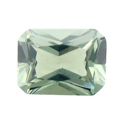 Зеленый турмалин шпинель октагон принц. 7х5 - фото 15069