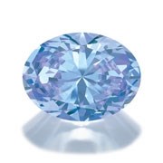 Лаванда кубик циркония овал  - 5,0х3,0 мм Signity - фото 16209