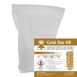 Формомасса   GOLD STAR KB (22,5кг) латунь, серебро, золото  желтое 9-22 kt, белое 9-14 kt (срок годности до Декабря 2023) - фото 22190