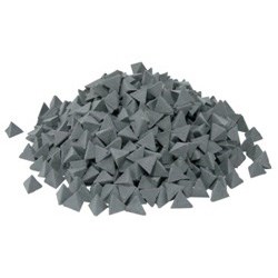 Наполнитель для галтовки        OTEC PV 15 V2084 пластик пирамида черная (шлифовка в один шаг) - фото 23617