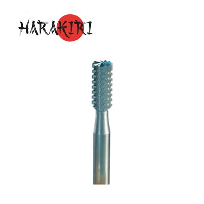 Бор цилиндр  (зубчатая насечка)   0,6  Harakiri №34 - фото 24839
