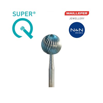 Бор шаровой   А  4,0  SUPER Q/MAILLEFER  (мелкая насечка)  (А  4,0 ) - фото 26568