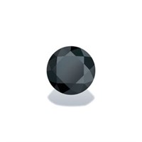 Черный кубик циркония круглый  - 1,25 мм