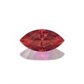 Красный корунд гранат маркиз -  6х3  - фото 10533