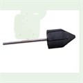 Шкуркодержатель для шкурки-колпачка конус 10х15мм  - фото 10576