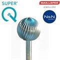Бор шаровой   A  1,5  SUPER Q/MAILLEFER  (мелкая насечка)  (A  1,5 ) - фото 13583