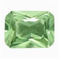 Зеленый турмалин шпинель октагон принц. 7х5 - фото 15068