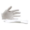 Перчатки х/б белые, размер "M", плотные - фото 17857