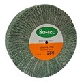Щетка сатино-лепестковая зеленая   Ф100х15х8, 1х1 Р180 S0-TEC - фото 21034