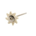 Крацовка зубчатая щетинн. белая-мягкая Ф22 н/д №85 ORO GEZA 100  - фото 24777