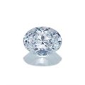 Кубик циркония бесцветный овал - 12,0х10,0 мм - фото 9522